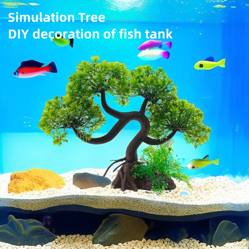 Aquarium Fish Big Size - シミュレーション水槽用装飾品、人工水草、水槽用オーナメント、DIY水槽装飾、大型サイズ