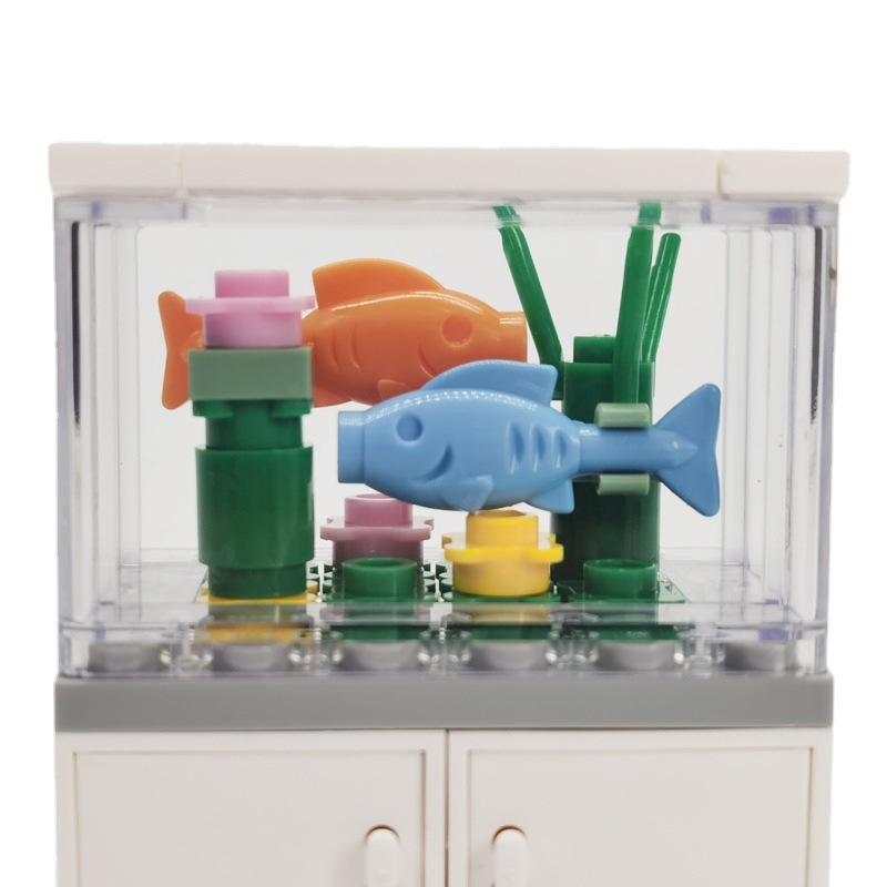 子供のためのおもちゃのビルディングブロック,ミニチュアのレン - Aquarium Fish Games のレビューと価格