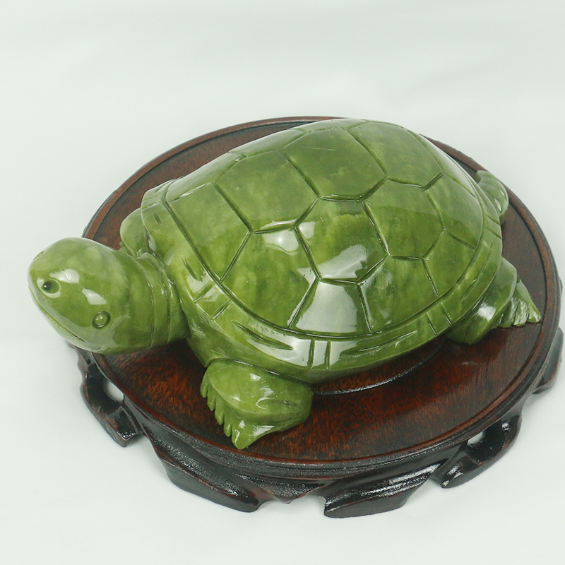 天然翡翠/亀の彫刻/家の装飾/風水装飾品/水槽玄関風水良いオ - Aquarium Fish For Sale Online のレビューと価格