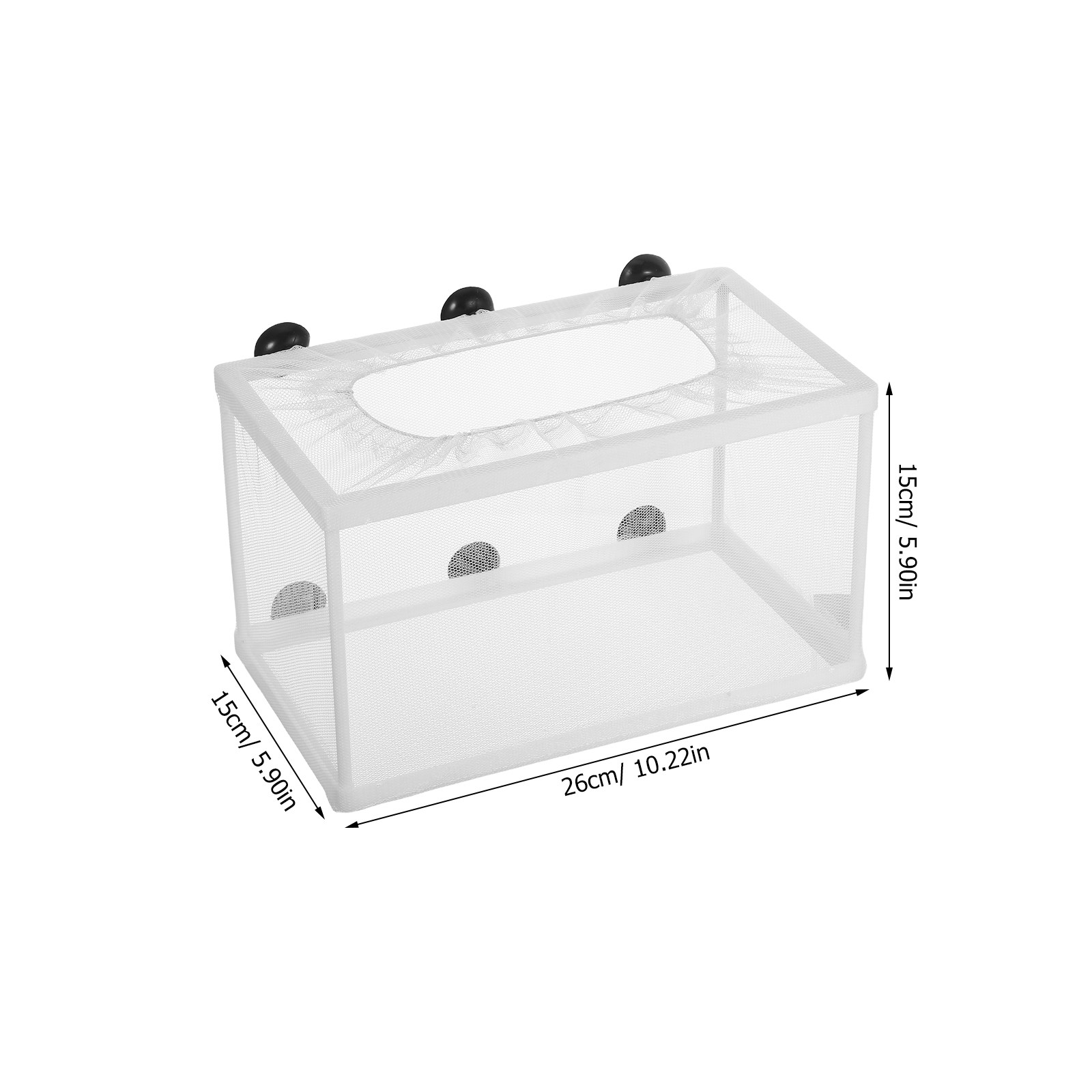 大型の魚網を使用した孵化器。吸盤付きで、水槽やペットの魚の繁 - Aquarium Fish Big Size のレビューと価格