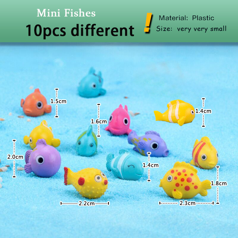 5 個ミニ魚ミニチュア置物海洋動物フィギュア水族館の水槽の装 - Aquarium Mini Fish のレビューと価格