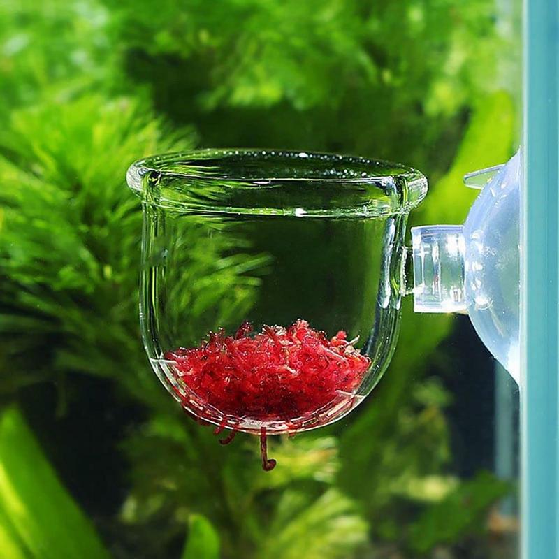 水族館の装飾植物カップポットアクリル水生植物カップ吸引ホルダ - Aquarium Fish Games のレビューと価格