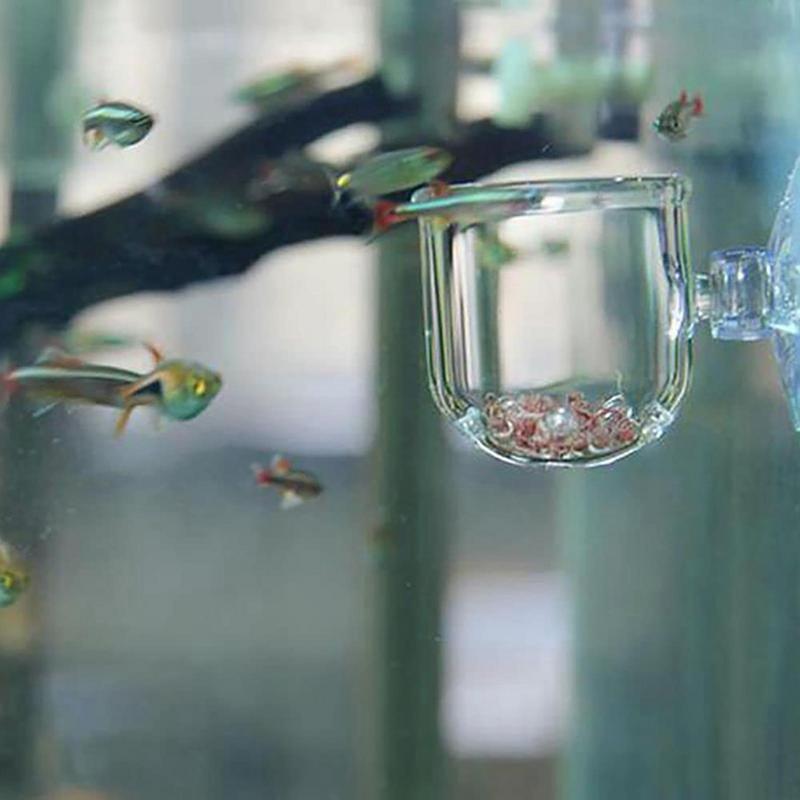 水族館の装飾植物カップポットアクリル水生植物カップ吸引ホルダ - Aquarium Fish Games のレビューと価格