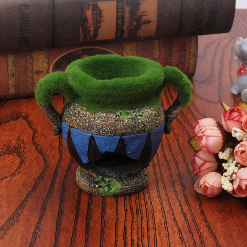 1pc 樹脂花瓶苔水族館装飾アクセサリー魚エビタンク風景装飾 - Aquarium Fish For Sale Online のレビューと価格