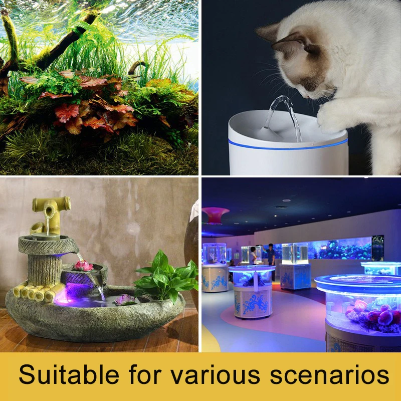 超静音USB水槽フィルターポンプ ミニペット噴水 水中ポンプ - Aquarium Mini Fish のレビューと価格