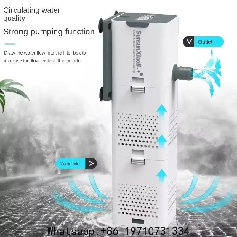 SUNSUN 3 in 1水槽フィルター ミニ水槽フィルター - Aquarium Mini Fish のレビューと価格