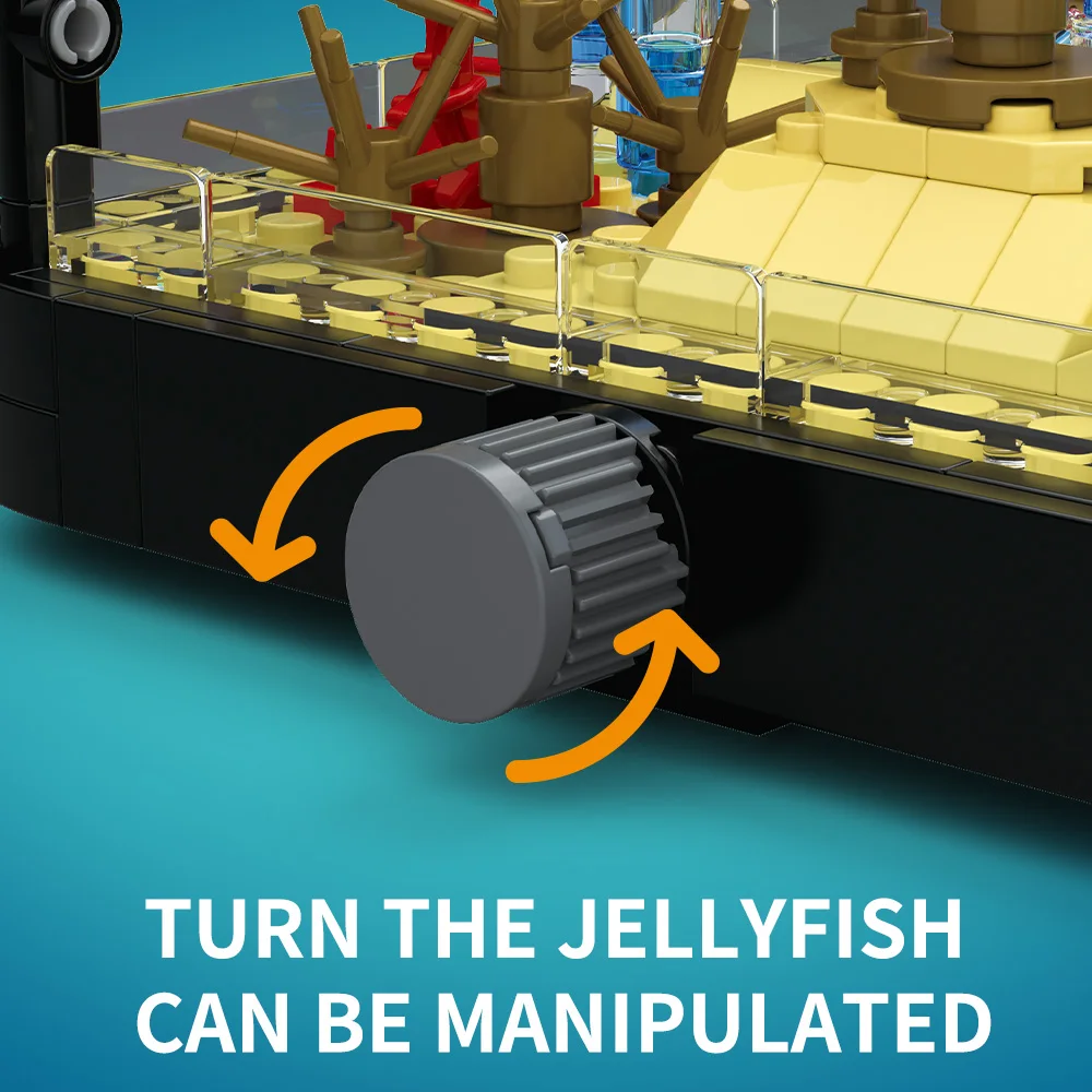 ライト付き水槽ビルディングブロックセット、水槽、海洋カメ、1 - Aquarium Mini Fish のレビューと価格
