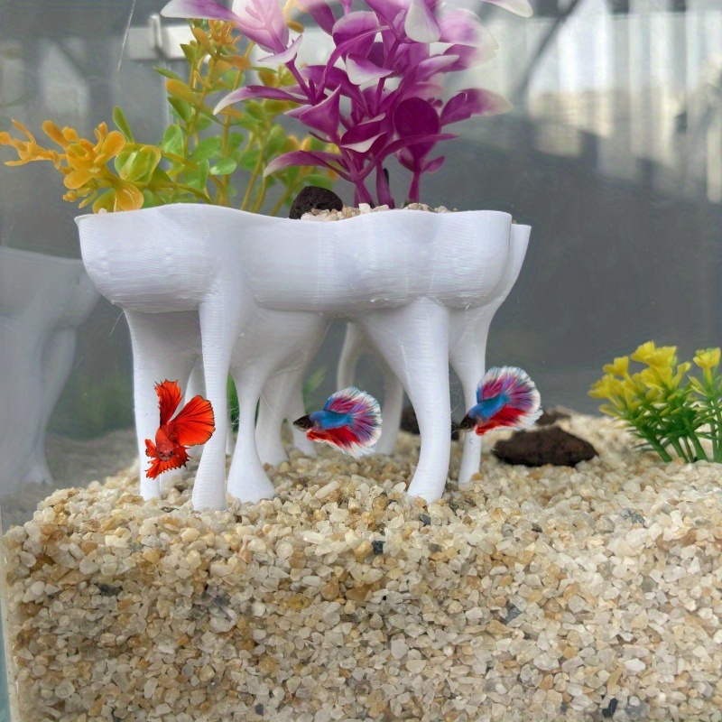 ユニークなマングローブ風の高床式洞窟隠れ家 / 魚やエビの娯 - Aquarium Fish Games のレビューと価格