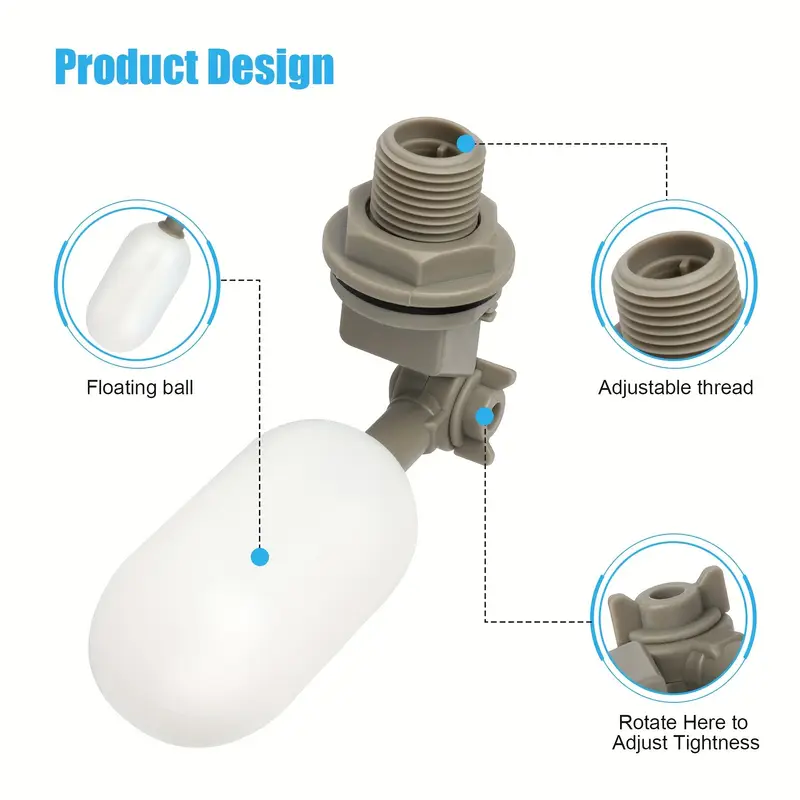 4 個農場牛プラスチック水フロートボールバルブシャットオフ  - Aquarium Fish Ball のレビューと価格