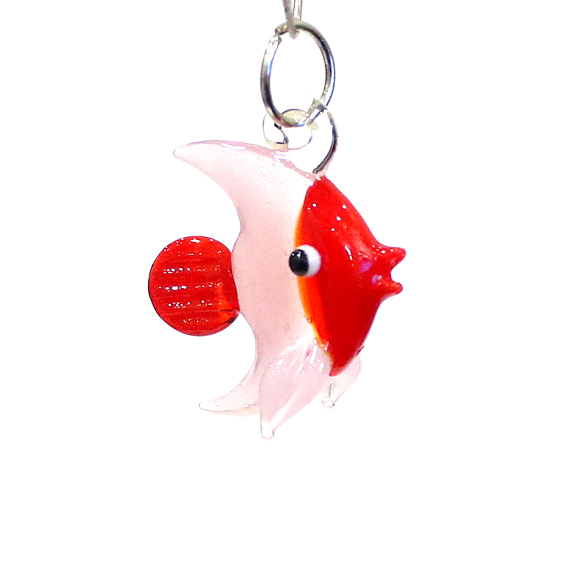 2ピース入りミニチュアの海洋动物の小像ペンダントかわいいガラ - Aquarium Mini Fish のレビューと価格
