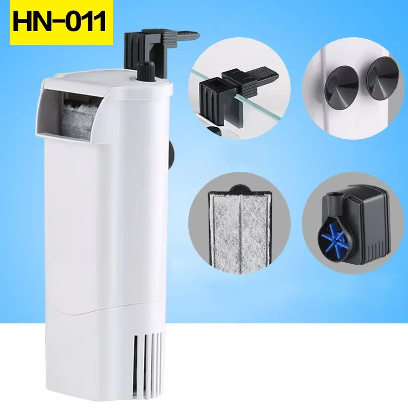 3-in-1長方形プラスチック製水槽用フィルターポンプ（水槽 - Aquarium Mini Fish のレビューと価格