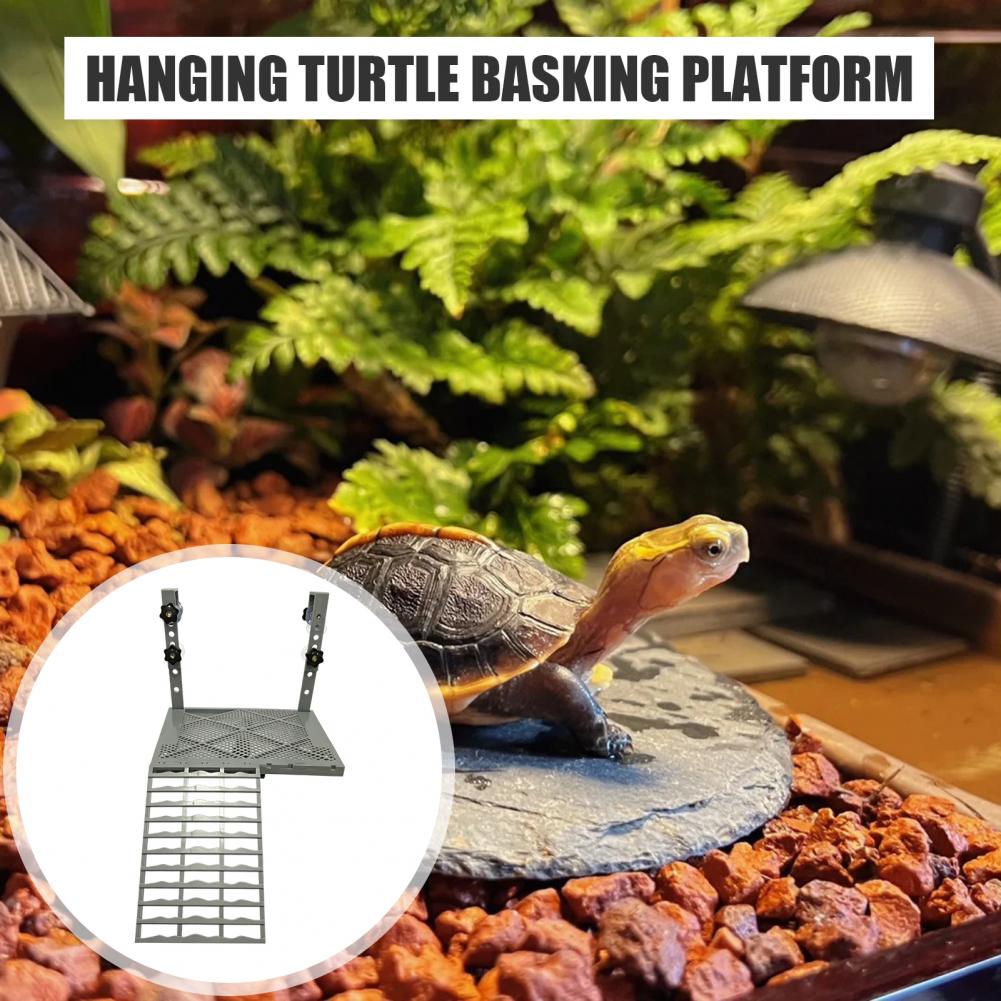 水槽用装飾品 固形吊り下げ式カメ用日光浴台 吸盤付き 滑り止 - Aquarium Fish Land のレビューと価格