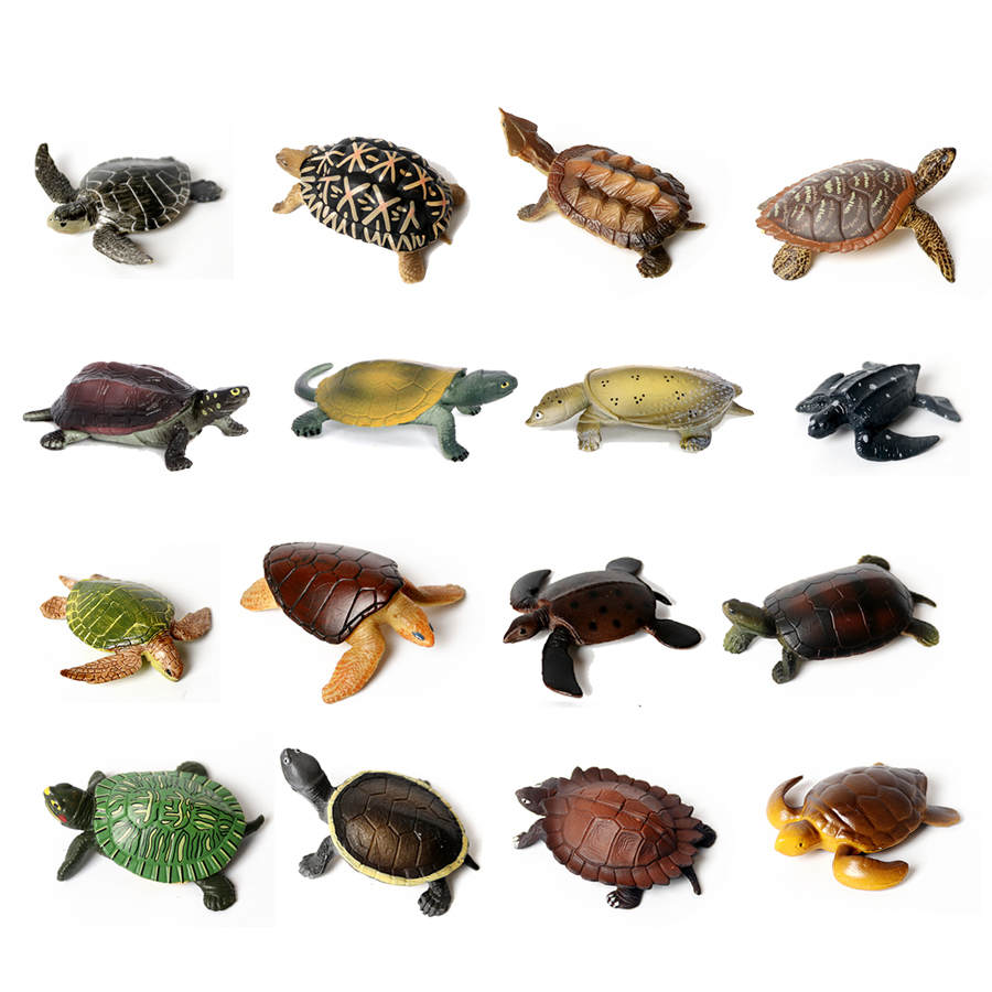 リアルなミニチュア潜水艦海タートルモデル、海の動物亀の置物、 - Aquarium Mini Fish のレビューと価格